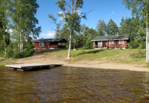 Tunnelmallinen hirsimökki kauniin järven rannalla, Joutsa